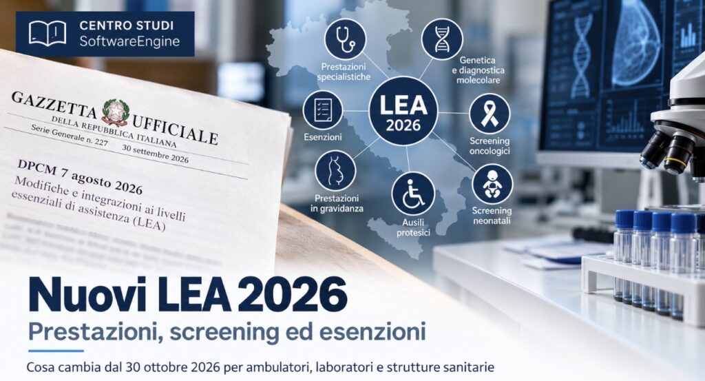 Nuovi LEA 2026, prestazioni screening ed esenzioni.